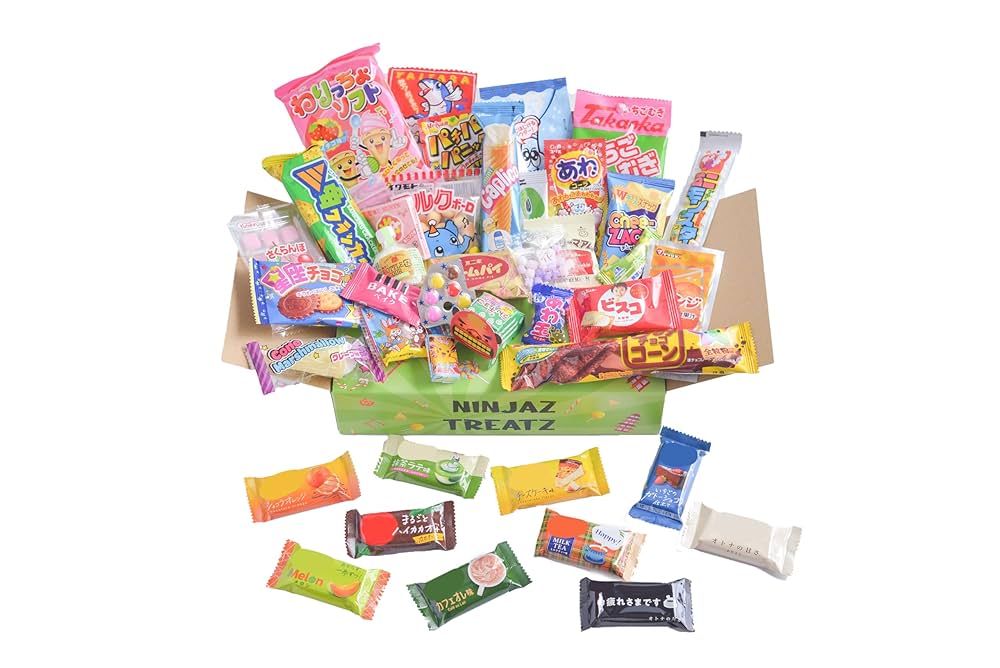 Amazon.com: 40 Japanese Candy Box 30 Japanese Snacks Plus 10